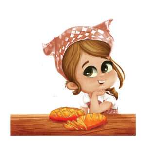 Cute little bakery Chef Girl